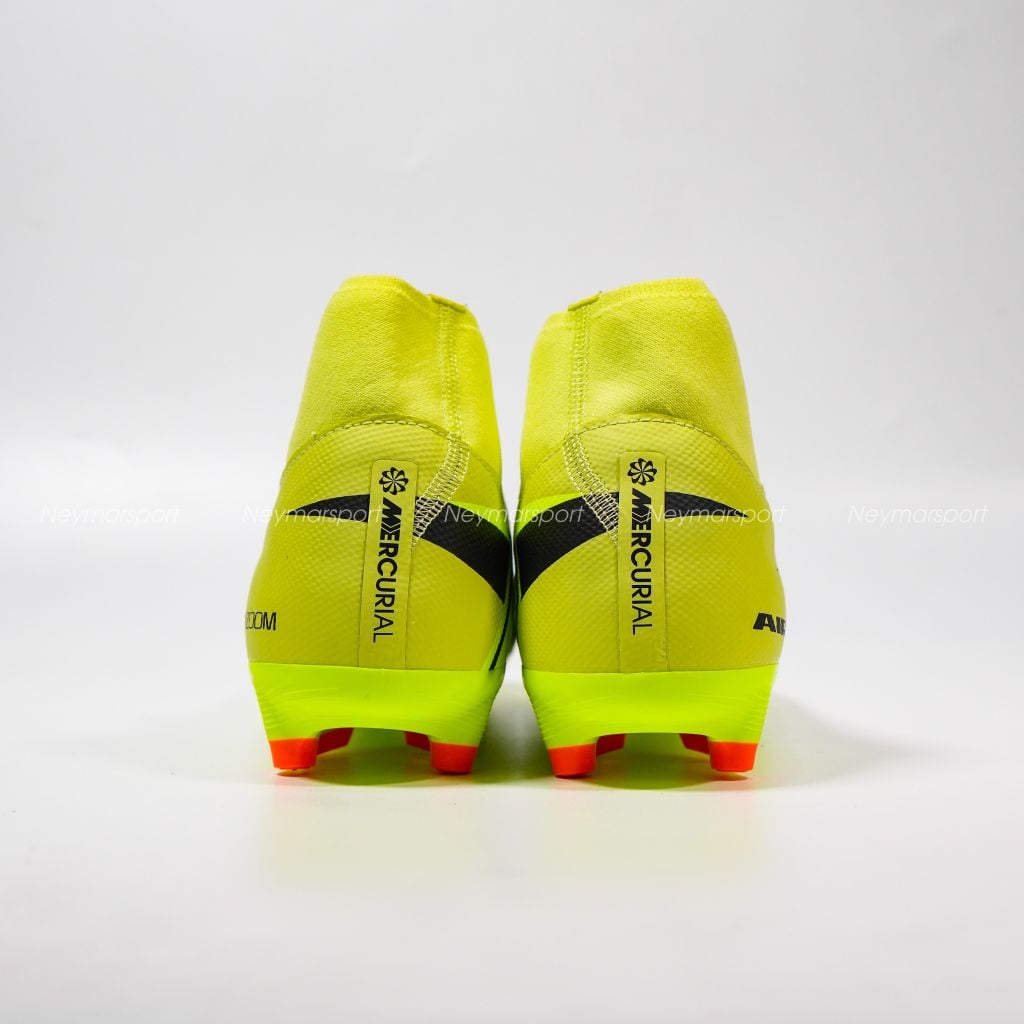 Giày đá bóng cỏ tự nhiên Nike Air Zoom Mercurial Superfly 10 Academy MG Max Voltage - Limelight/Volt/Hyper Crimson FQ1456-300