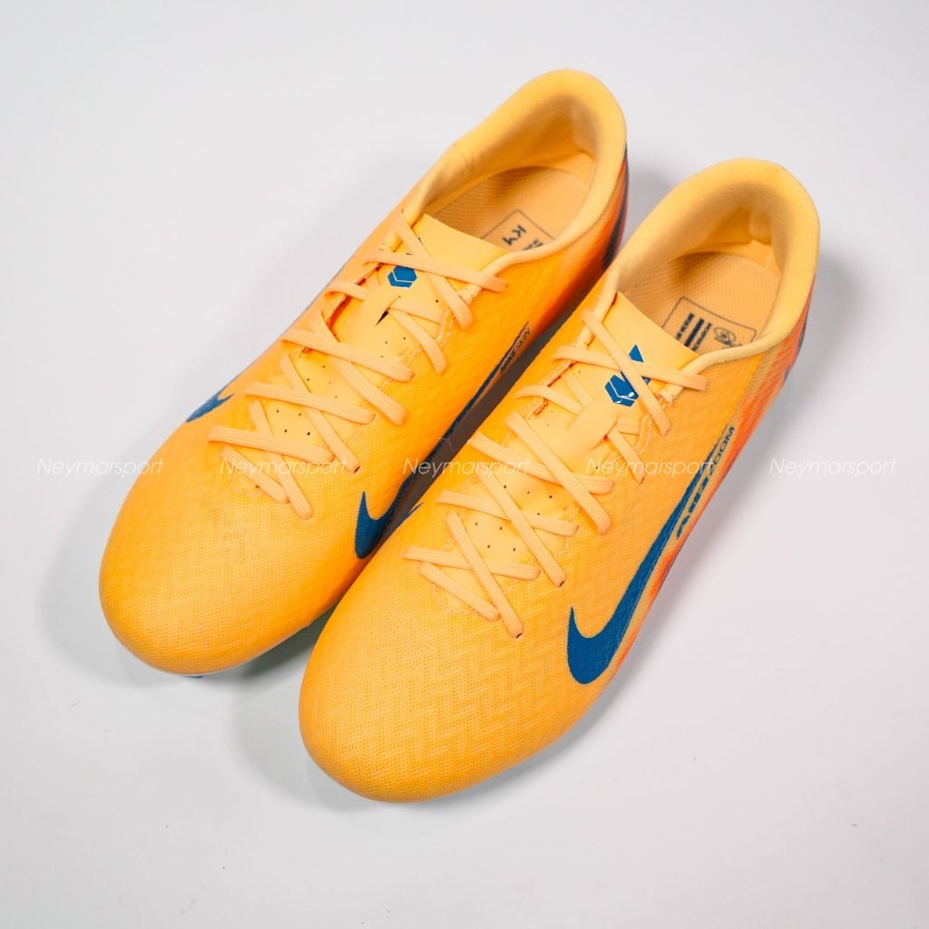 Giày đá bóng cỏ tự nhiên Nike Air Zoom Mercurial Vapor 16 Academy MG Mbappé Personal Edition - Melon Tint/Neo Turquoise/Igloo FQ8377-801