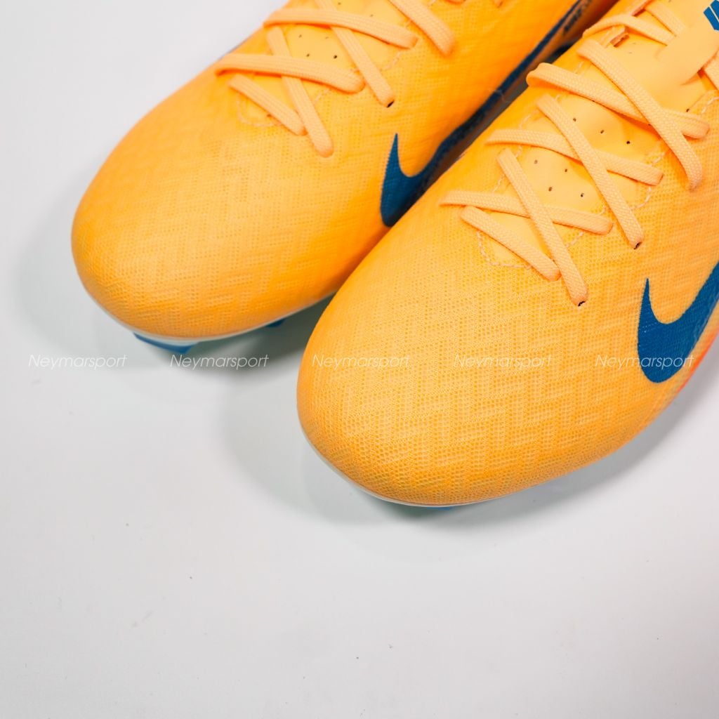 Giày đá bóng cỏ tự nhiên Nike Air Zoom Mercurial Vapor 16 Academy MG Mbappé Personal Edition - Melon Tint/Neo Turquoise/Igloo FQ8377-801