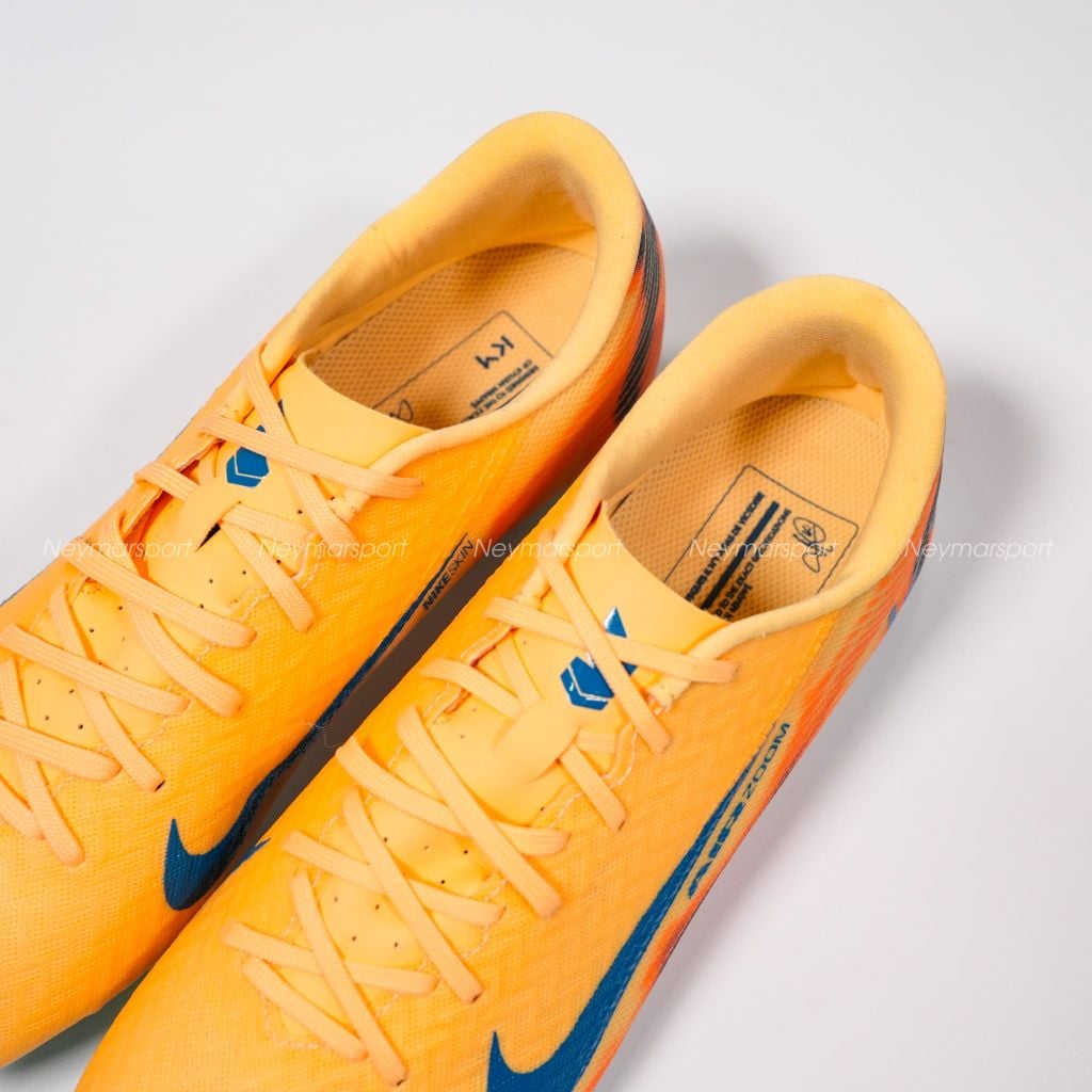 Giày đá bóng cỏ tự nhiên Nike Air Zoom Mercurial Vapor 16 Academy MG Mbappé Personal Edition - Melon Tint/Neo Turquoise/Igloo FQ8377-801