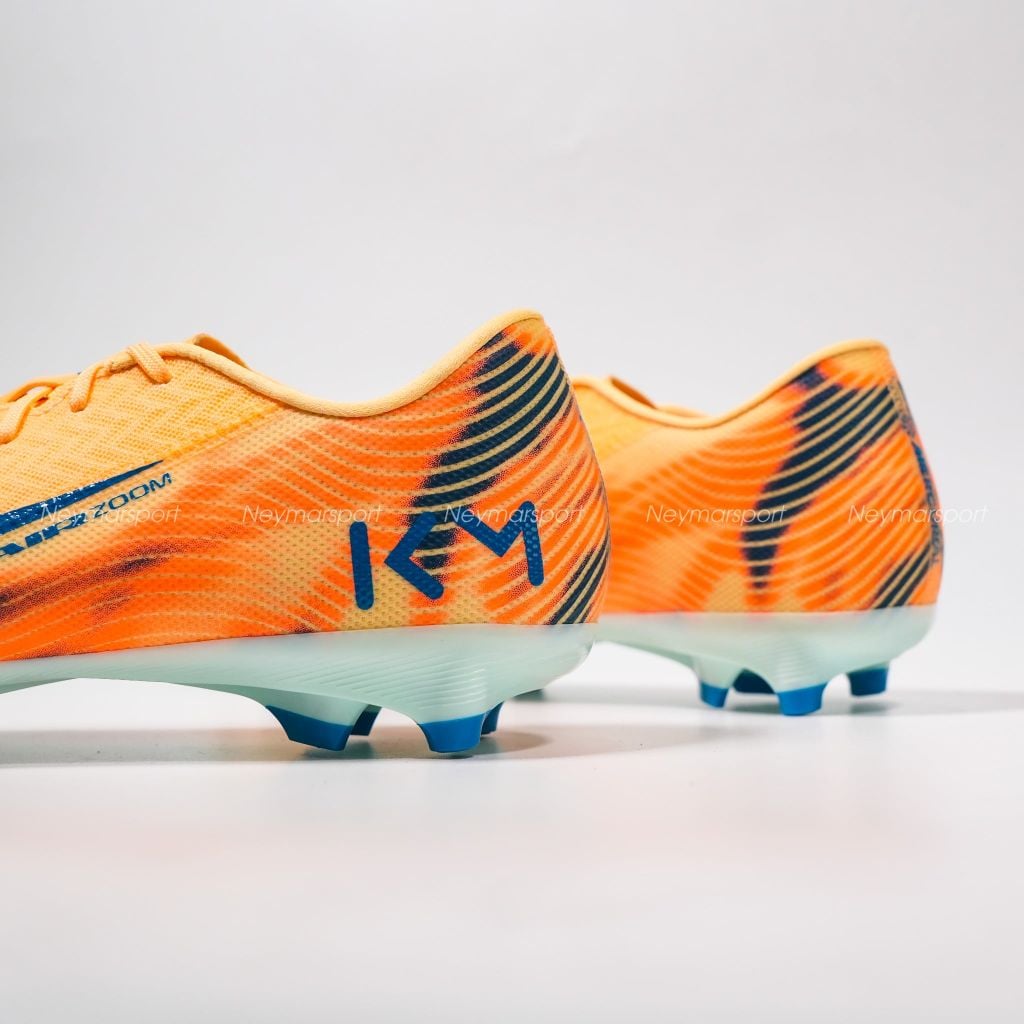 Giày đá bóng cỏ tự nhiên Nike Air Zoom Mercurial Vapor 16 Academy MG Mbappé Personal Edition - Melon Tint/Neo Turquoise/Igloo FQ8377-801