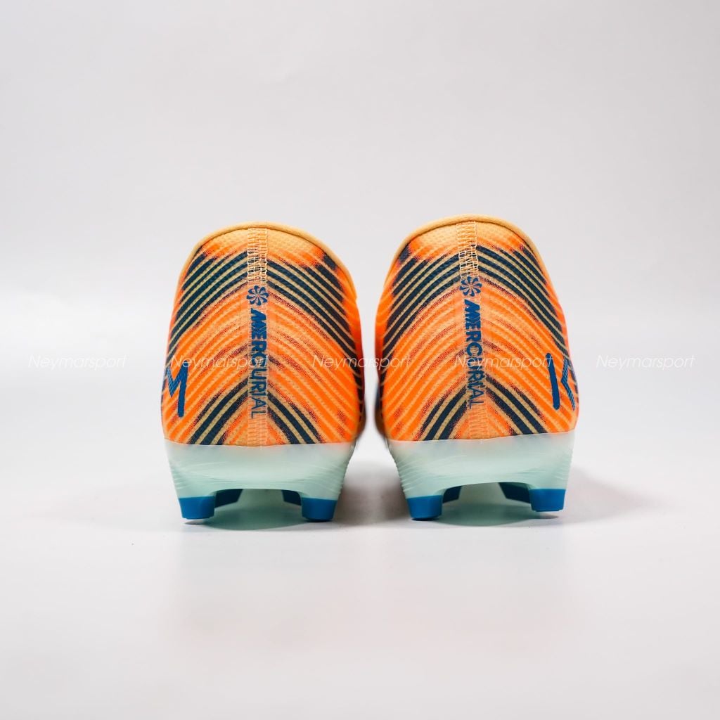 Giày đá bóng cỏ tự nhiên Nike Air Zoom Mercurial Vapor 16 Academy MG Mbappé Personal Edition - Melon Tint/Neo Turquoise/Igloo FQ8377-801