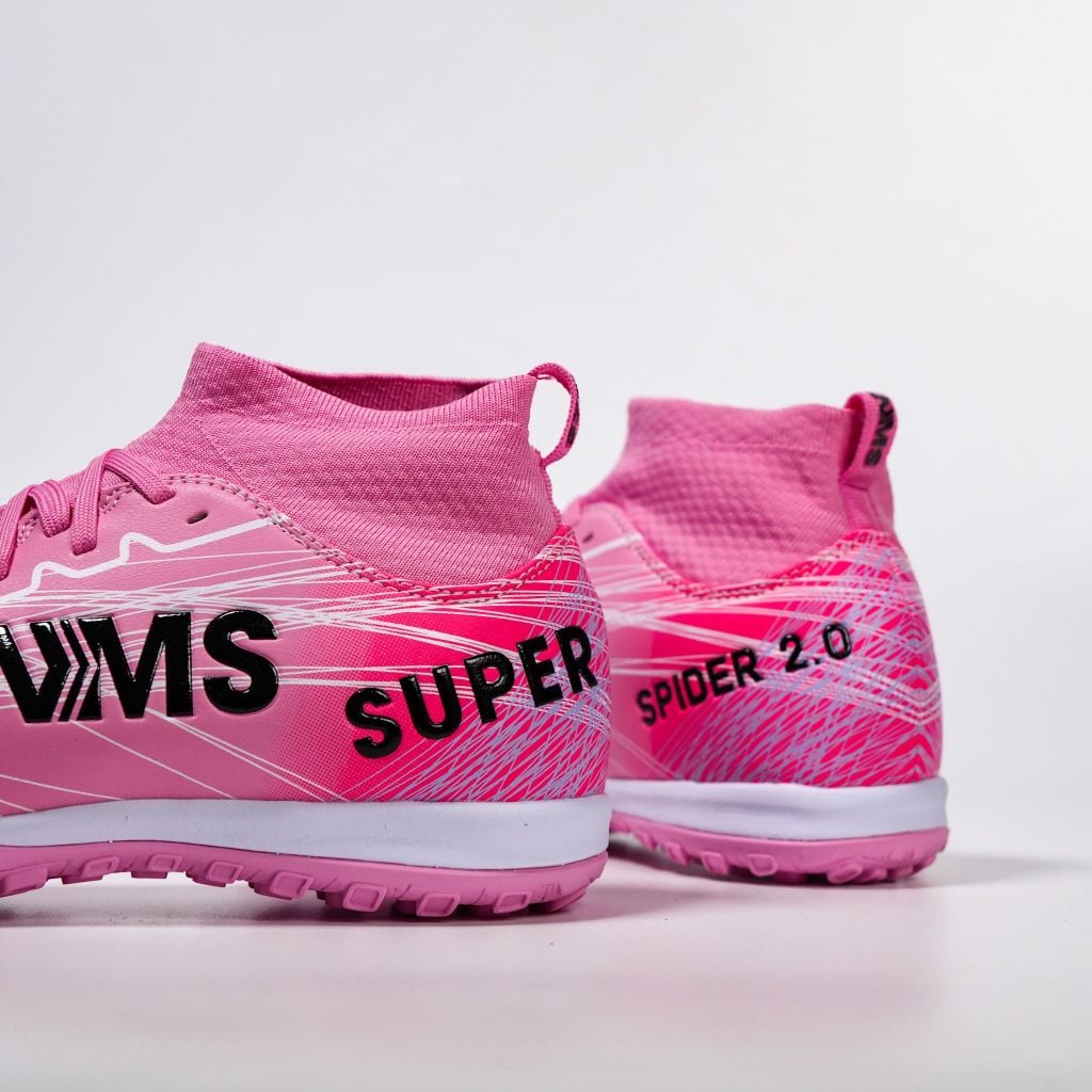 Giày đá bóng cỏ nhân tạo NMS SUPER SPIDER 2.0 TF - Clear Pink/Black SUSPI2200