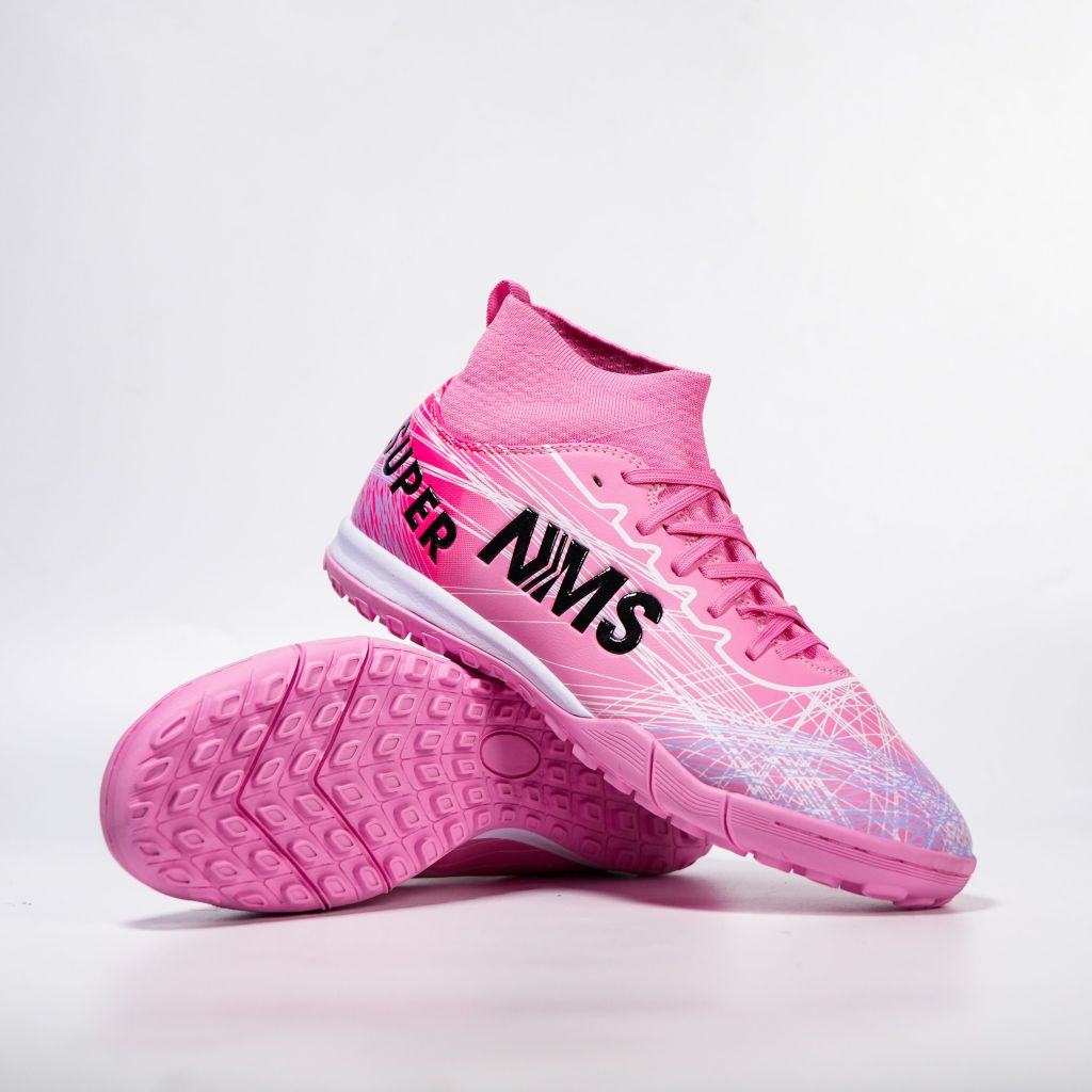 Giày đá bóng cỏ nhân tạo NMS SUPER SPIDER 2.0 TF - Clear Pink/Black SUSPI2200