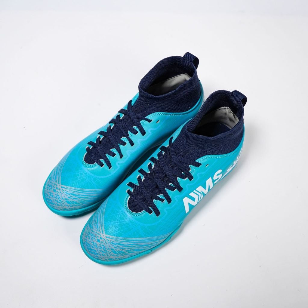 Giày đá bóng cỏ nhân tạo NMS SUPER SPIDER 2.0 TF - Gamma Blue/White SUSPI2400