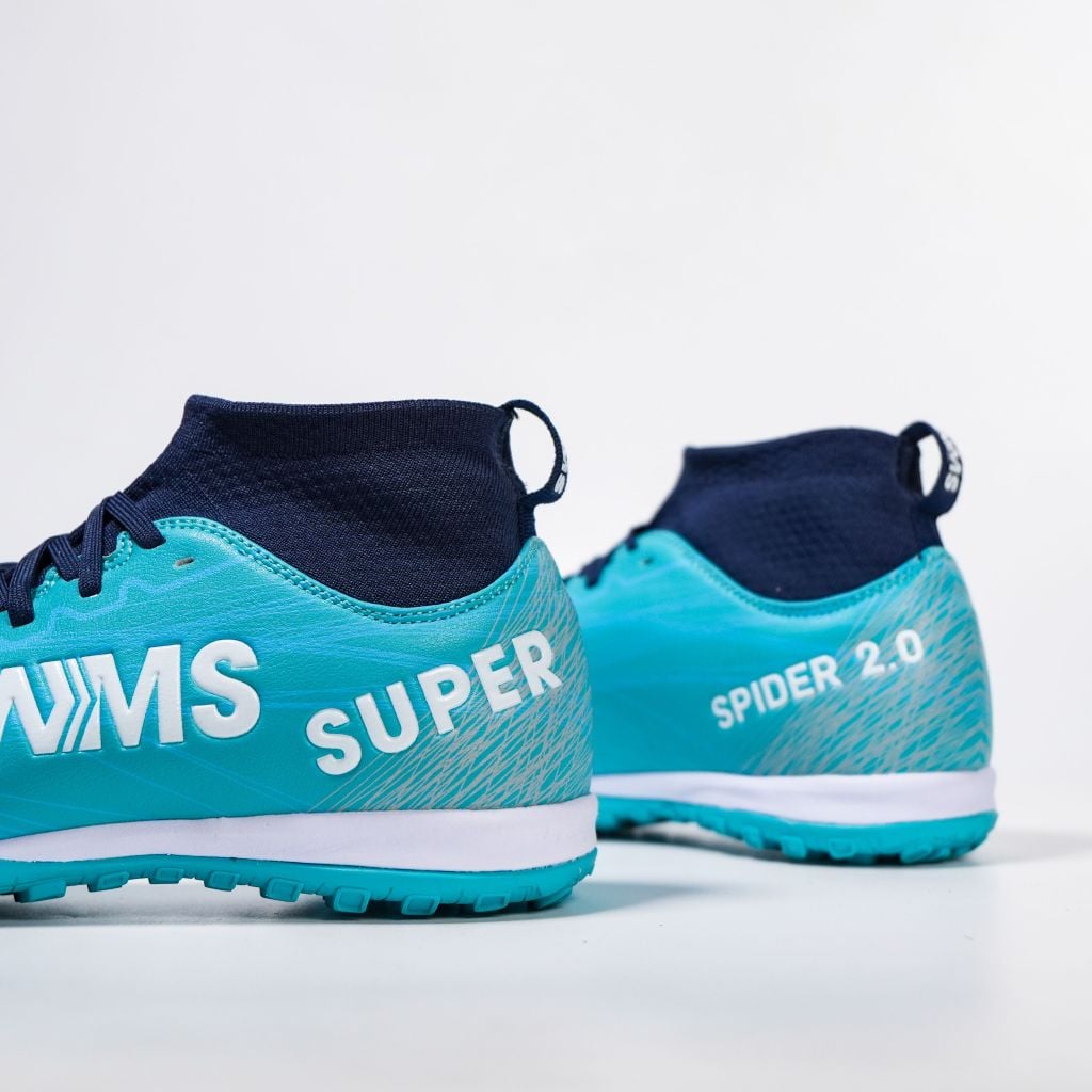 Giày đá bóng cỏ nhân tạo NMS SUPER SPIDER 2.0 TF - Gamma Blue/White SUSPI2400