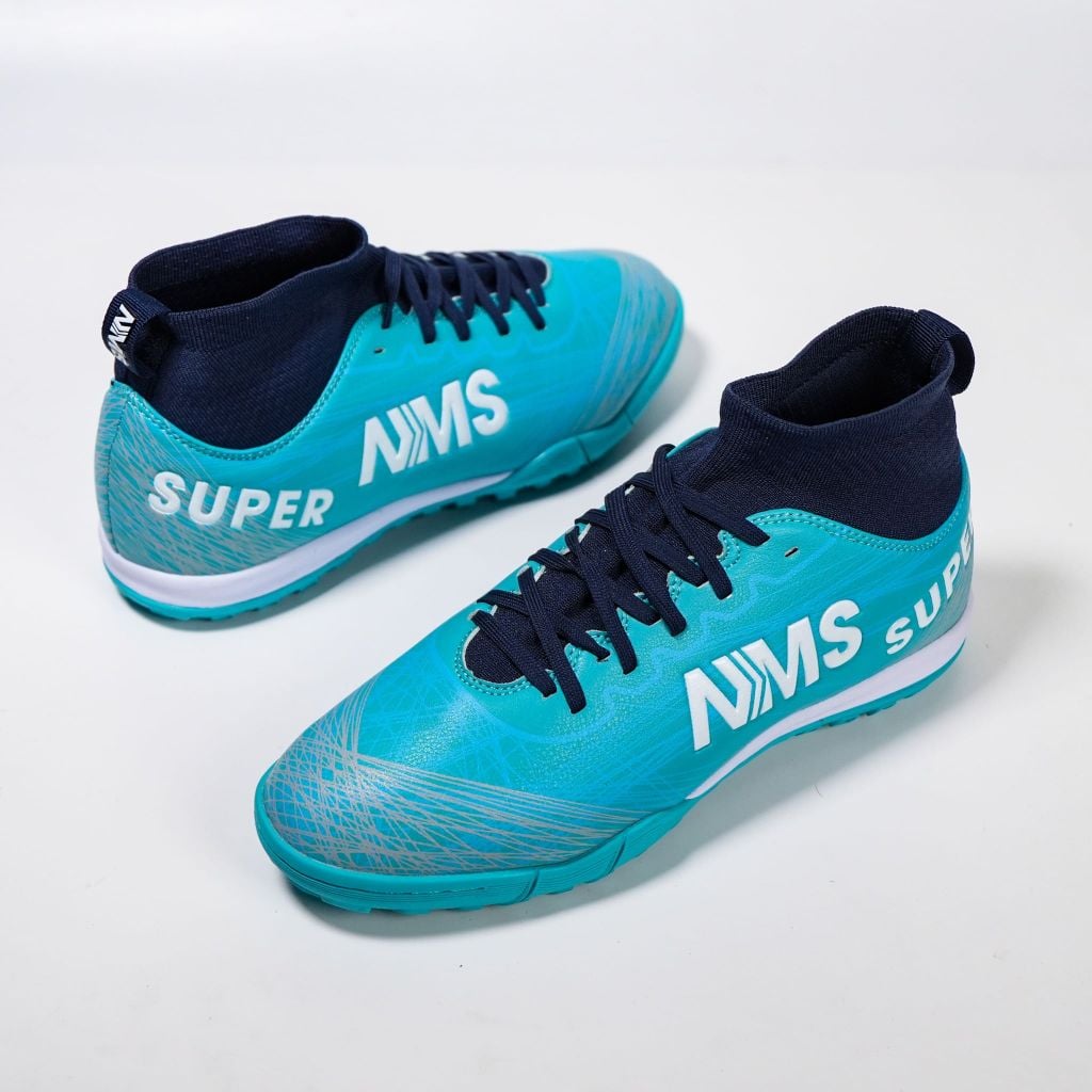 Giày đá bóng cỏ nhân tạo NMS SUPER SPIDER 2.0 TF - Gamma Blue/White SUSPI2400