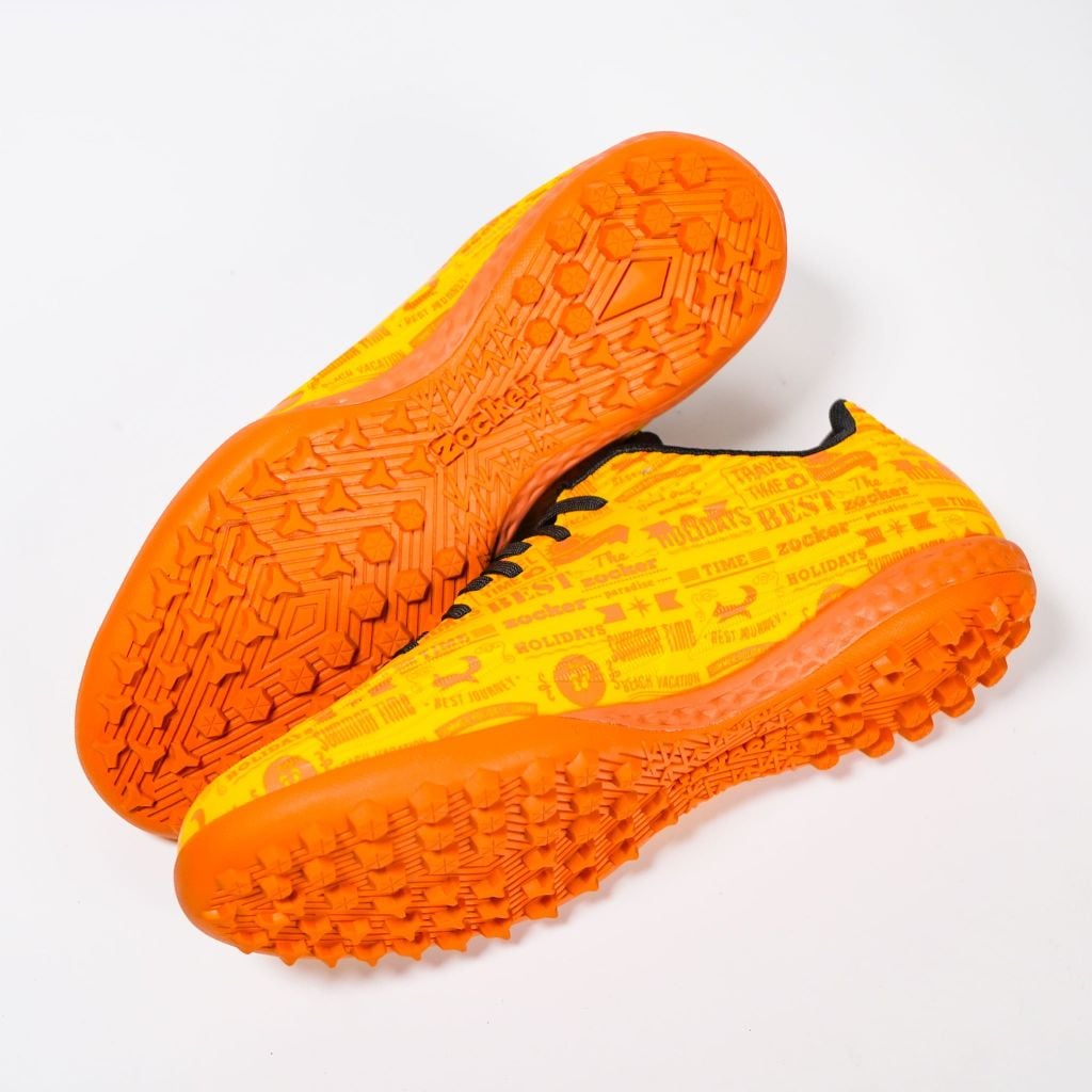 Giày đá bóng cỏ nhân tạo Zocker Winner Energy - Orange/Black SNS-008-OR