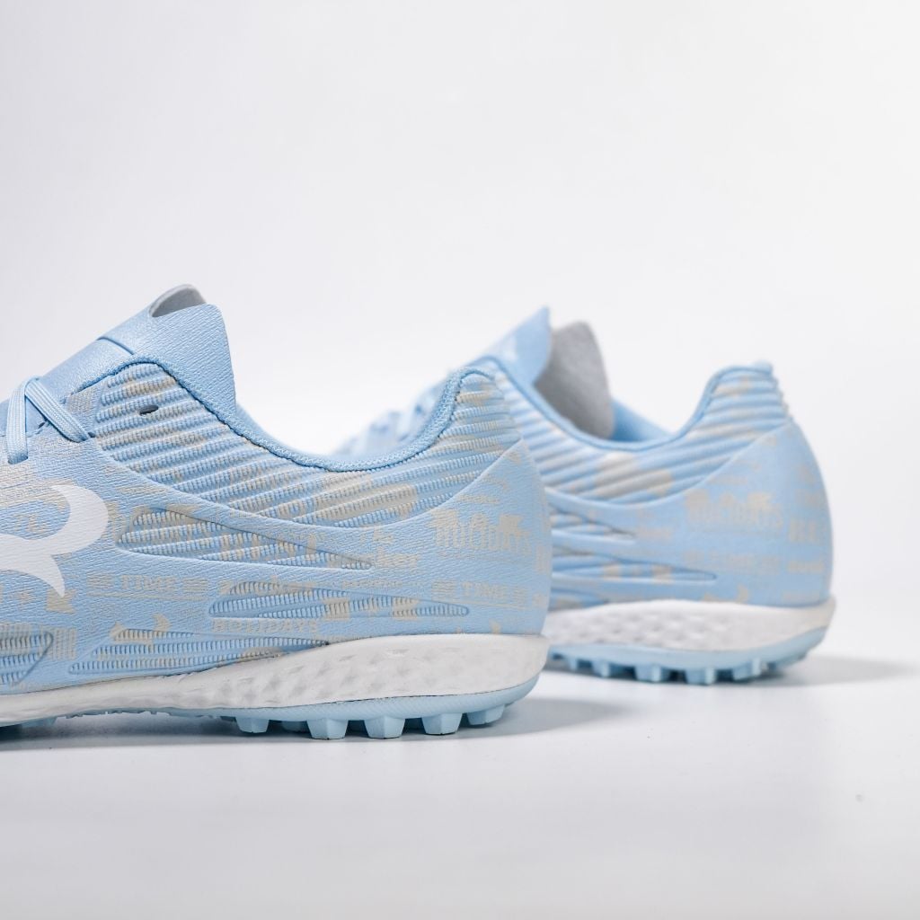 Giày đá bóng cỏ nhân tạo Zocker Winner Energy - Light Blue/White SNS-008-LB