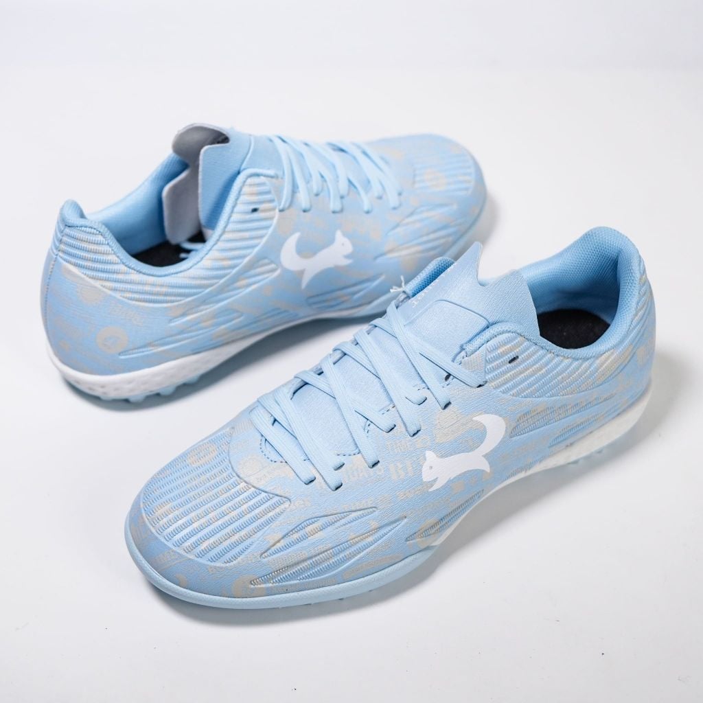 Giày đá bóng cỏ nhân tạo Zocker Winner Energy - Light Blue/White SNS-008-LB