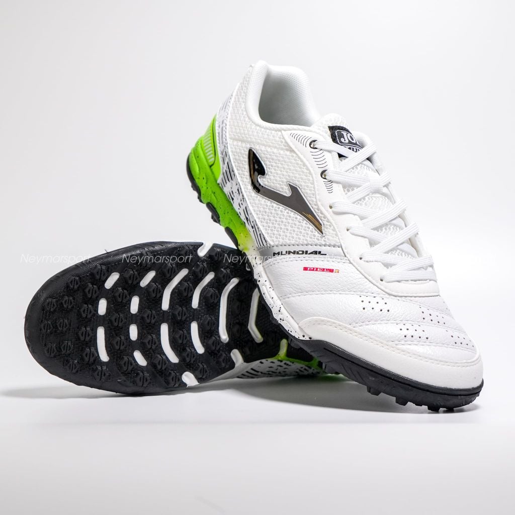 Giày đá bóng Cỏ nhân tạo Joma Mundial 2632 TF - White/Black/Neon MUNW2632TF