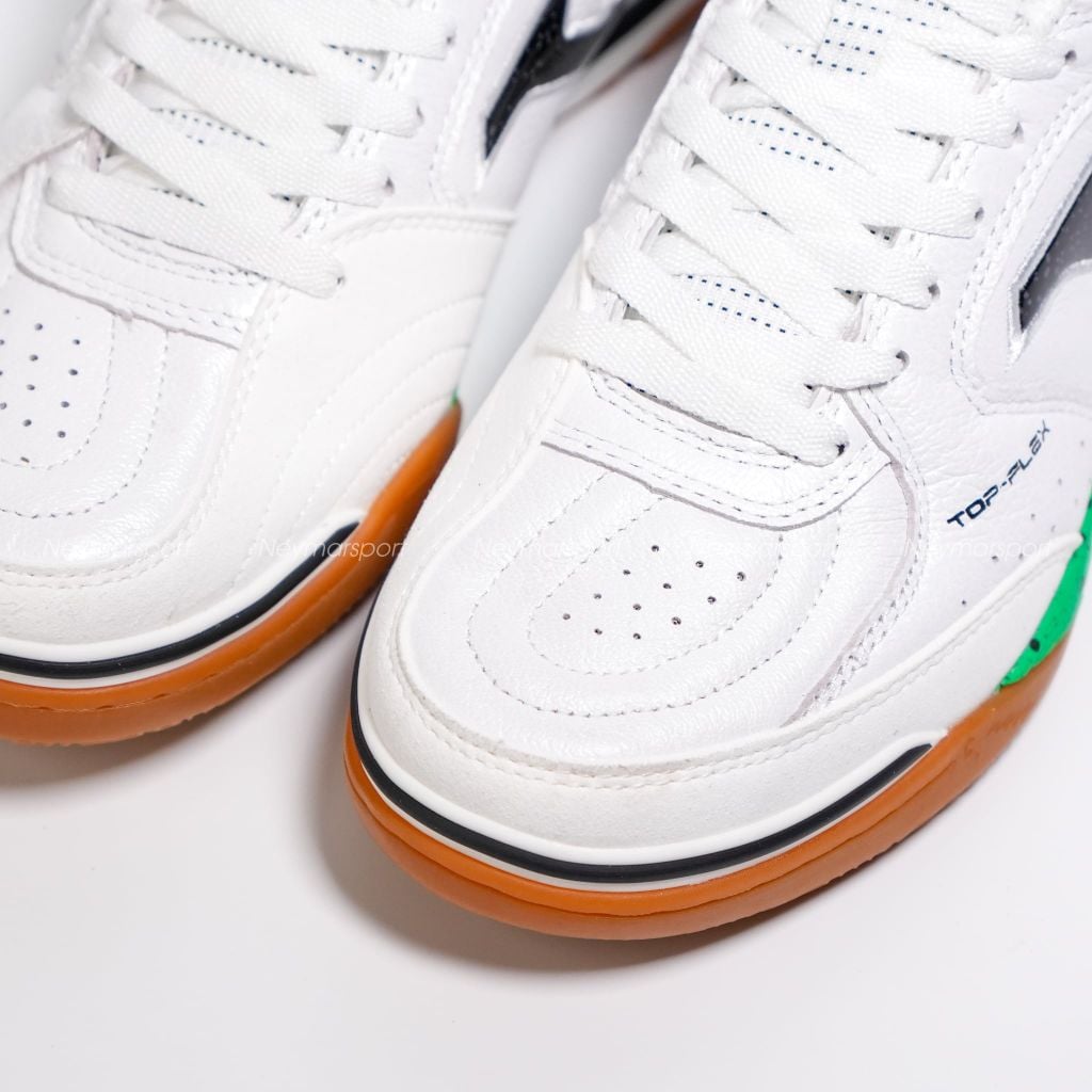Giày đá bóng Futsal Joma Top Flex Rebound 2632 - White/Black/Green TORW2632IN