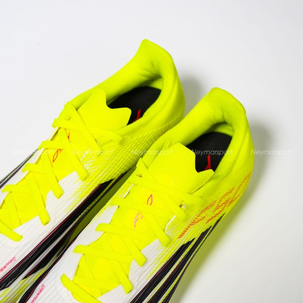 Giày đá bóng cỏ tự nhiên adidas F50 League FG Born For Goals - Core Black/Iron Metallic/Lucid Lemon JR8995