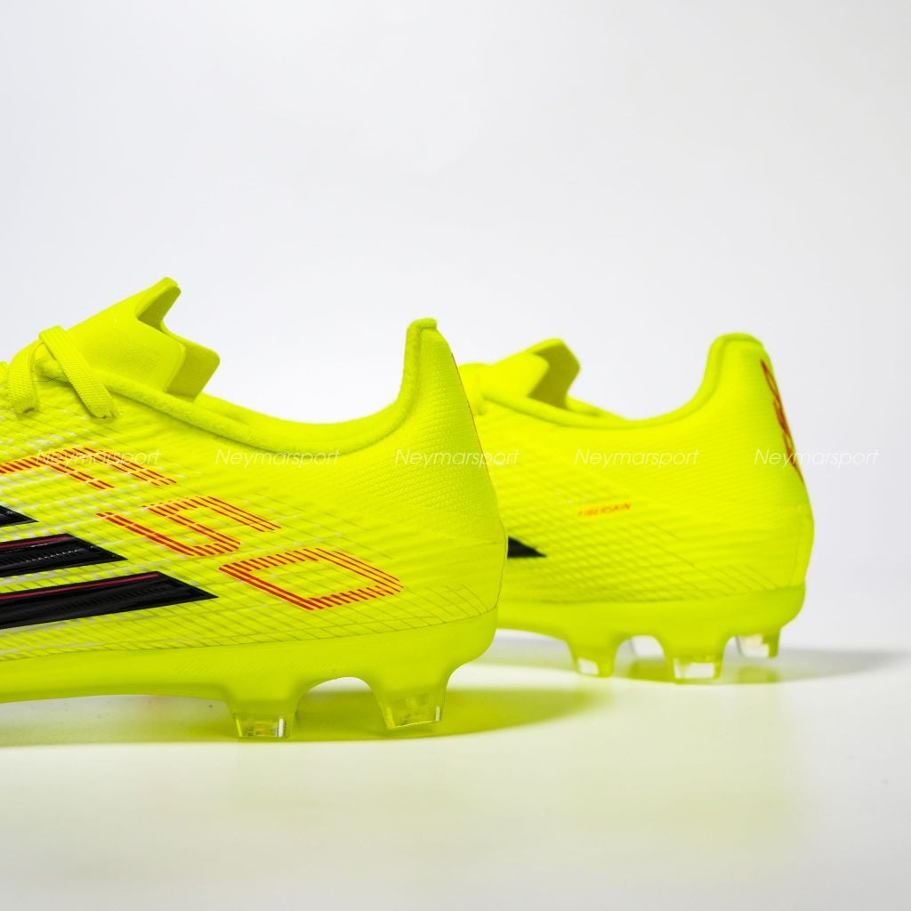 Giày đá bóng cỏ tự nhiên adidas F50 League FG Born For Goals - Core Black/Iron Metallic/Lucid Lemon JR8995