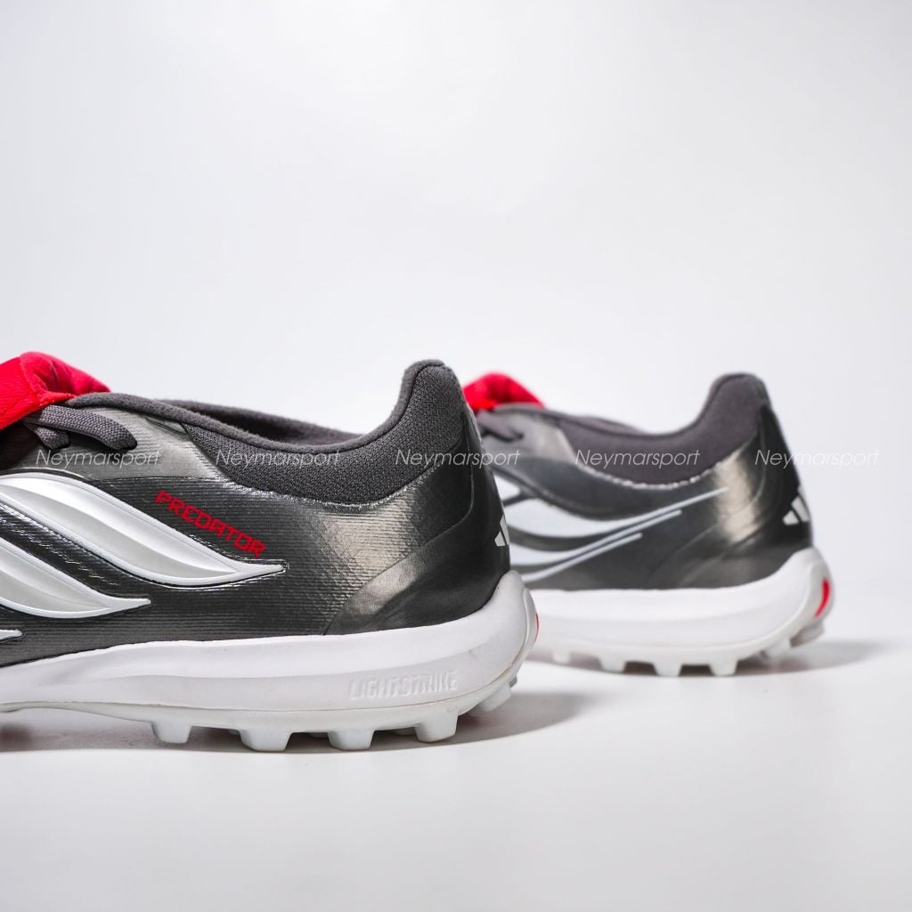 Giày đá bóng cỏ nhân tạo adidas Predator Pro Fold-over Tongue TF Finishers Steel - Iron Metal/Footwear White/Lucid Red JR7864