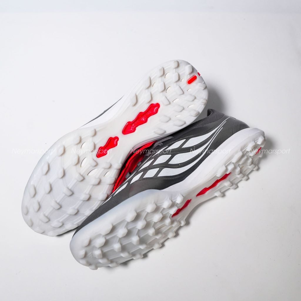 Giày đá bóng cỏ nhân tạo adidas Predator Pro Fold-over Tongue TF Finishers Steel - Iron Metal/Footwear White/Lucid Red JR7864