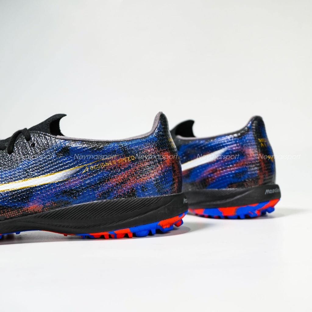 Giày đá bóng cỏ nhân tạo Mizuno Alpha III Elite TF Teaser - Pulse Black/Ancient Water/White P1GD266201