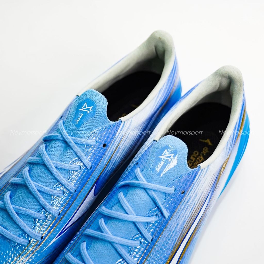 Giày đá bóng cỏ tự nhiên Mizuno Alpha III MADE IN JAPAN FG Unity Sky - Blue/White P1GA266025