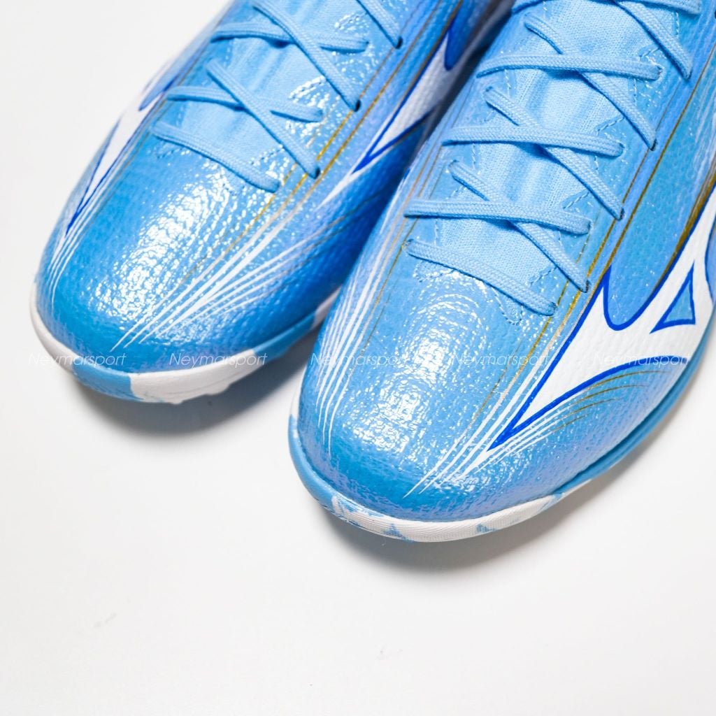 Giày đá bóng cỏ nhân tạo Mizuno Alpha III Elite AS TF Unity Sky - Blue/White P1GD266225