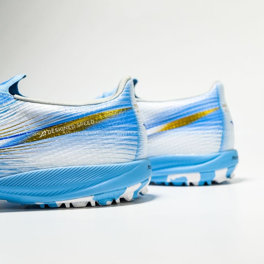 Giày đá bóng cỏ nhân tạo Mizuno Alpha III Elite AS TF Unity Sky - Blue/White P1GD266225