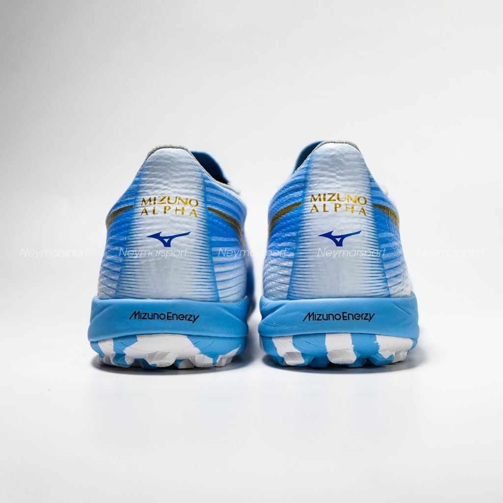 Giày đá bóng cỏ nhân tạo Mizuno Alpha III Elite AS TF Unity Sky - Blue/White P1GD266225