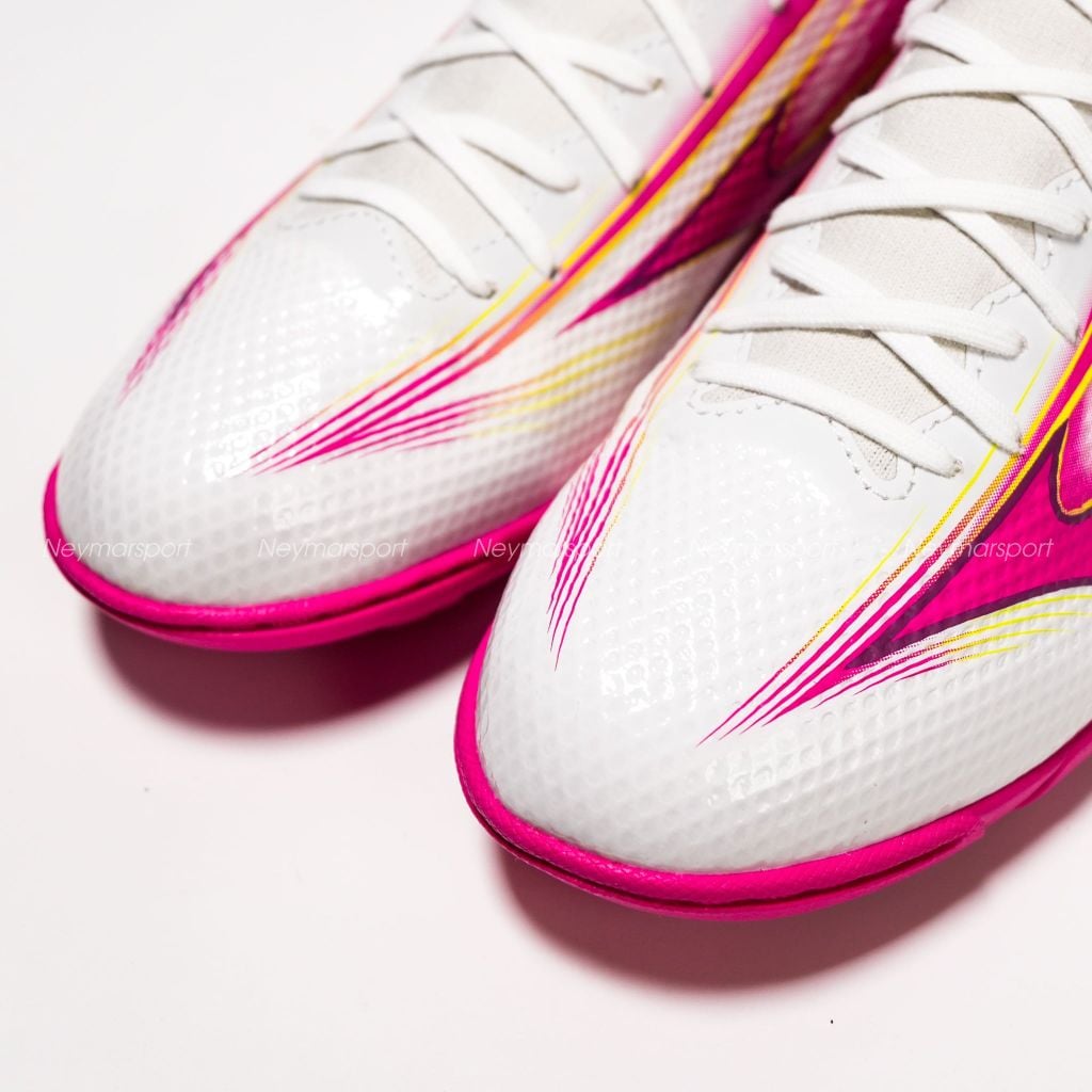 Giày đá bóng cỏ nhân tạo Mizuno Alpha III Select AS TF Blazing Flair - White/Fuchsia Purple P1GD266564