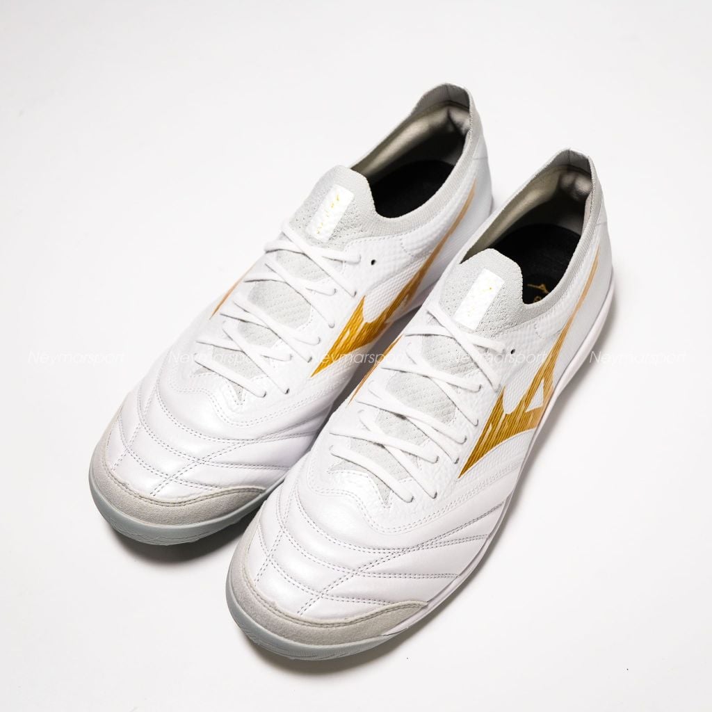 Giày đá bóng cỏ nhân tạo Mizuno Morelia Neo Sala Beta Japan TF Bright Gold - White/Gold Q1GB264050
