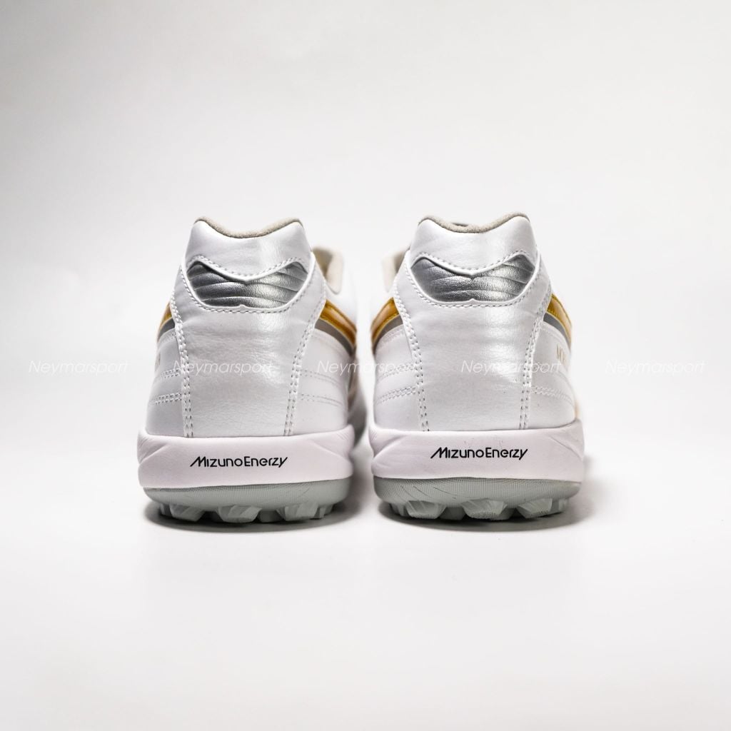Giày đá bóng cỏ nhân tạo Mizuno Morelia Sala Made in Japan AS TF Bright Gold - White/Gold Q1GB260250