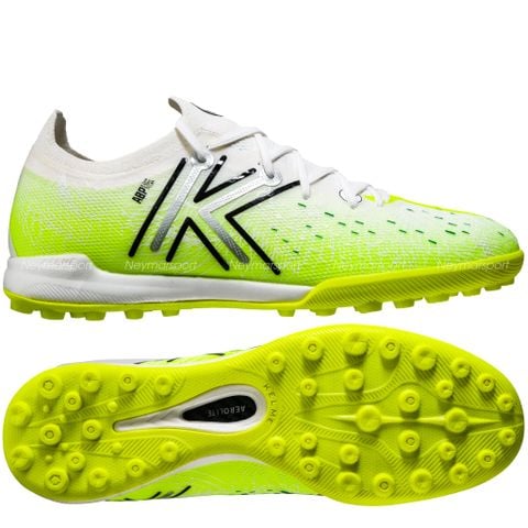 Giày đá bóng cỏ nhân tạo Kelme 5.0 TF - White/Green 9521ZX1324-105