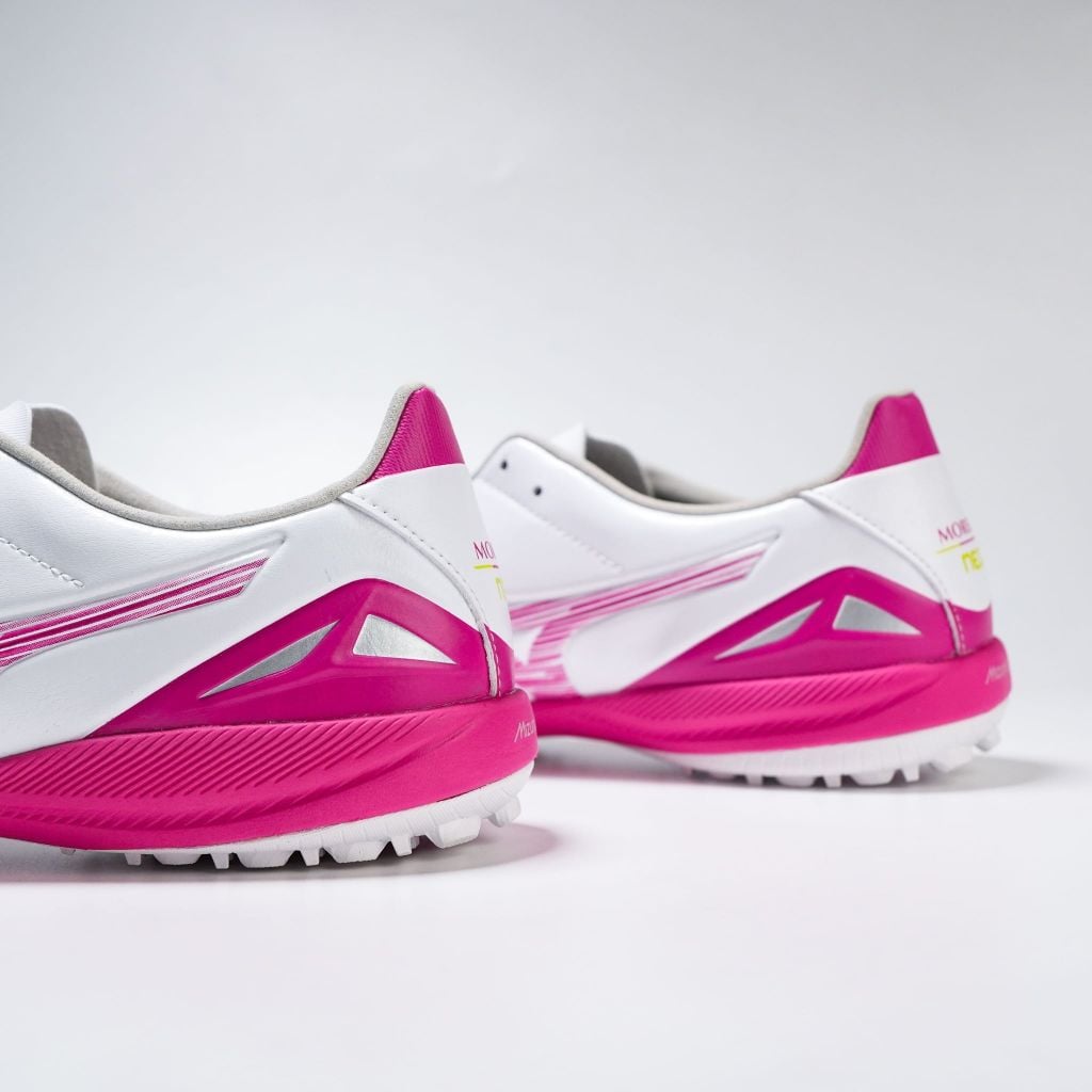 Giày đá bóng cỏ nhân tạo Mizuno Morelia Neo IV Pro TF Blazing Flair - White/Fuchsia Purple P1GD263564