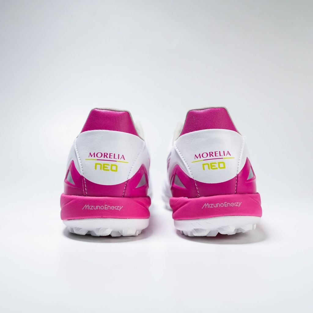 Giày đá bóng cỏ nhân tạo Mizuno Morelia Neo IV Pro TF Blazing Flair - White/Fuchsia Purple P1GD263564