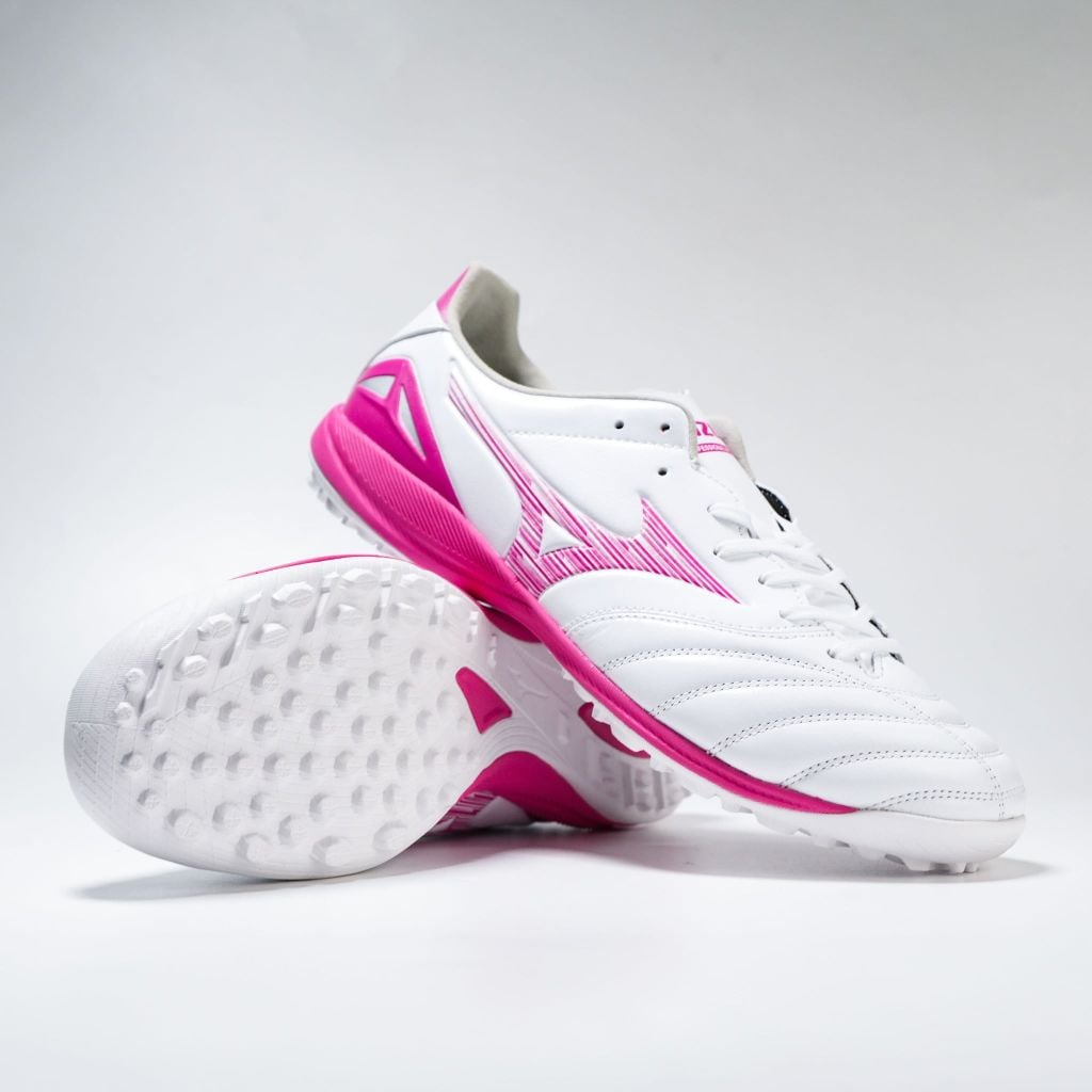 Giày đá bóng cỏ nhân tạo Mizuno Morelia Neo IV Pro TF Blazing Flair - White/Fuchsia Purple P1GD263564