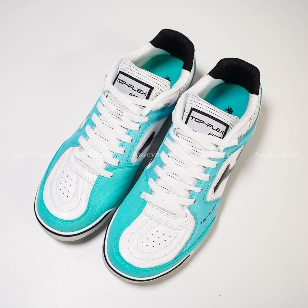 Giày đá bóng Futsal Joma Top Flex 2642 - Fluor Turquoise/White TOPS2642IN