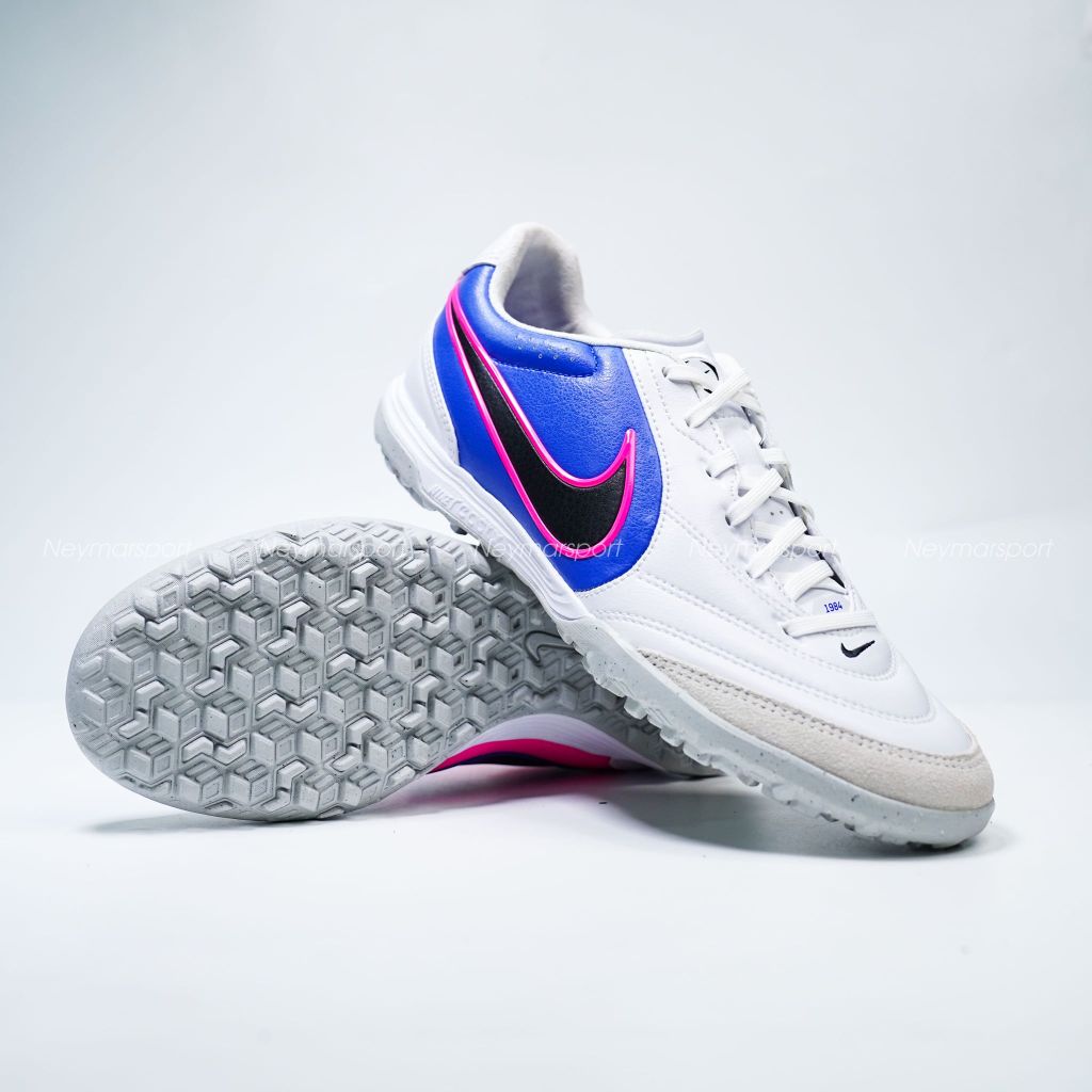 Giày đá bóng cỏ nhân tạo Nike Tiempo Ligera Pro TF Attack - White/Black/Racer Blue/Pink Blast IB4477-146