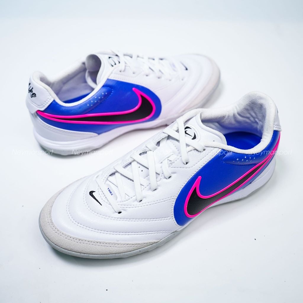 Giày đá bóng cỏ nhân tạo Nike Tiempo Ligera Pro TF Attack - White/Black/Racer Blue/Pink Blast IB4477-146