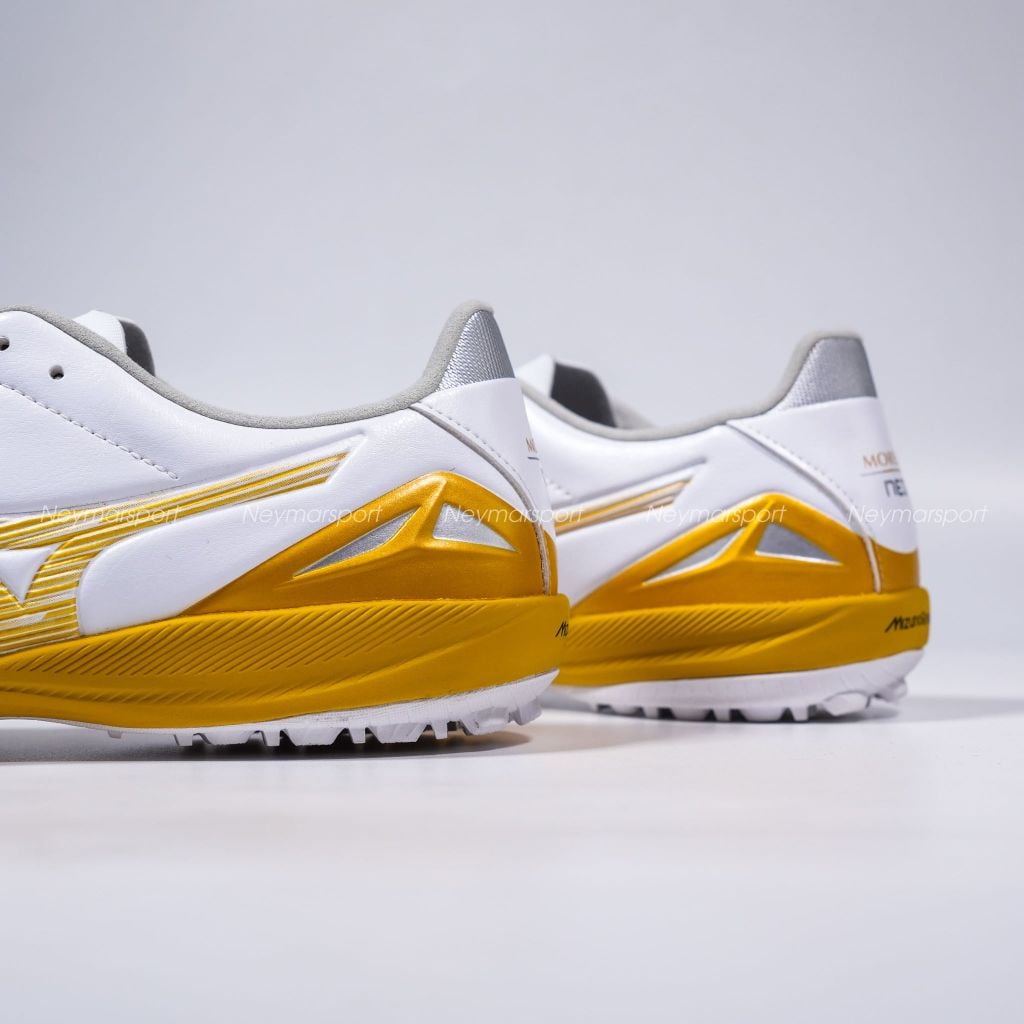 Giày đá bóng cỏ nhân tạo Mizuno Morelia Neo IV Pro TF - White Gold P1GD263550