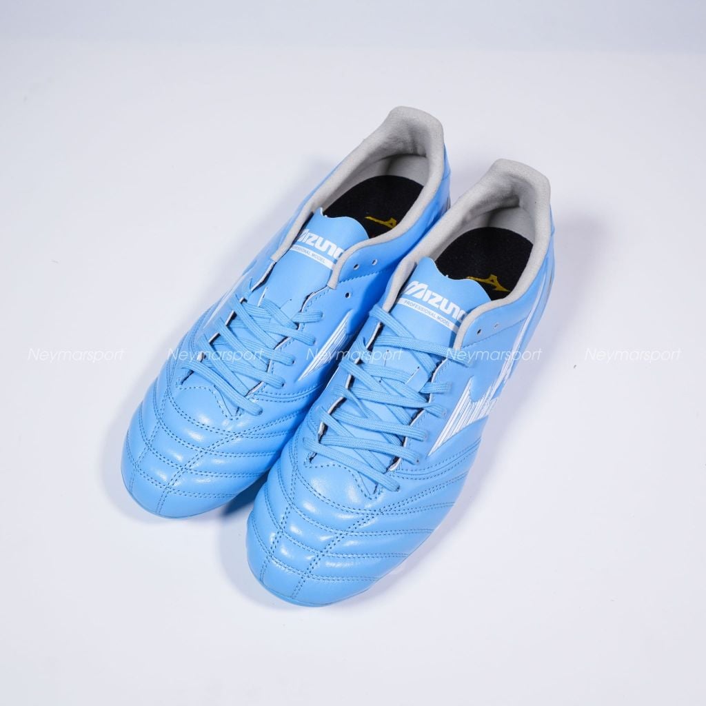 Giày đá bóng cỏ tự nhiên Mizuno Morelia Neo IV Pro FG Unity Sky - Sky Blue/White P1GA263425