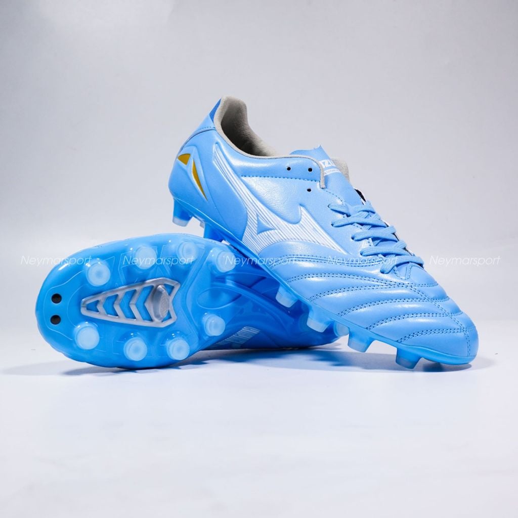 Giày đá bóng cỏ tự nhiên Mizuno Morelia Neo IV Pro FG Unity Sky - Sky Blue/White P1GA263425