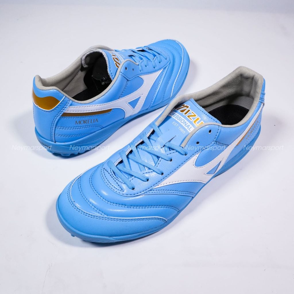 Giày đá bóng cỏ nhân tạo Mizuno Morelia Sala Pro AS TF Unity Sky - Sky Blue/White Q1GB261325