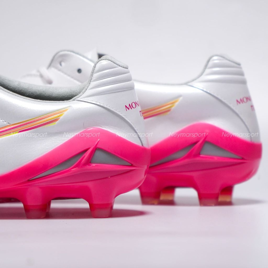 Giày đá bóng cỏ tự nhiên Mizuno Monarcida Neo III ELITE FG Blazing Flair - White/Fuchsia Purple P1GA262064