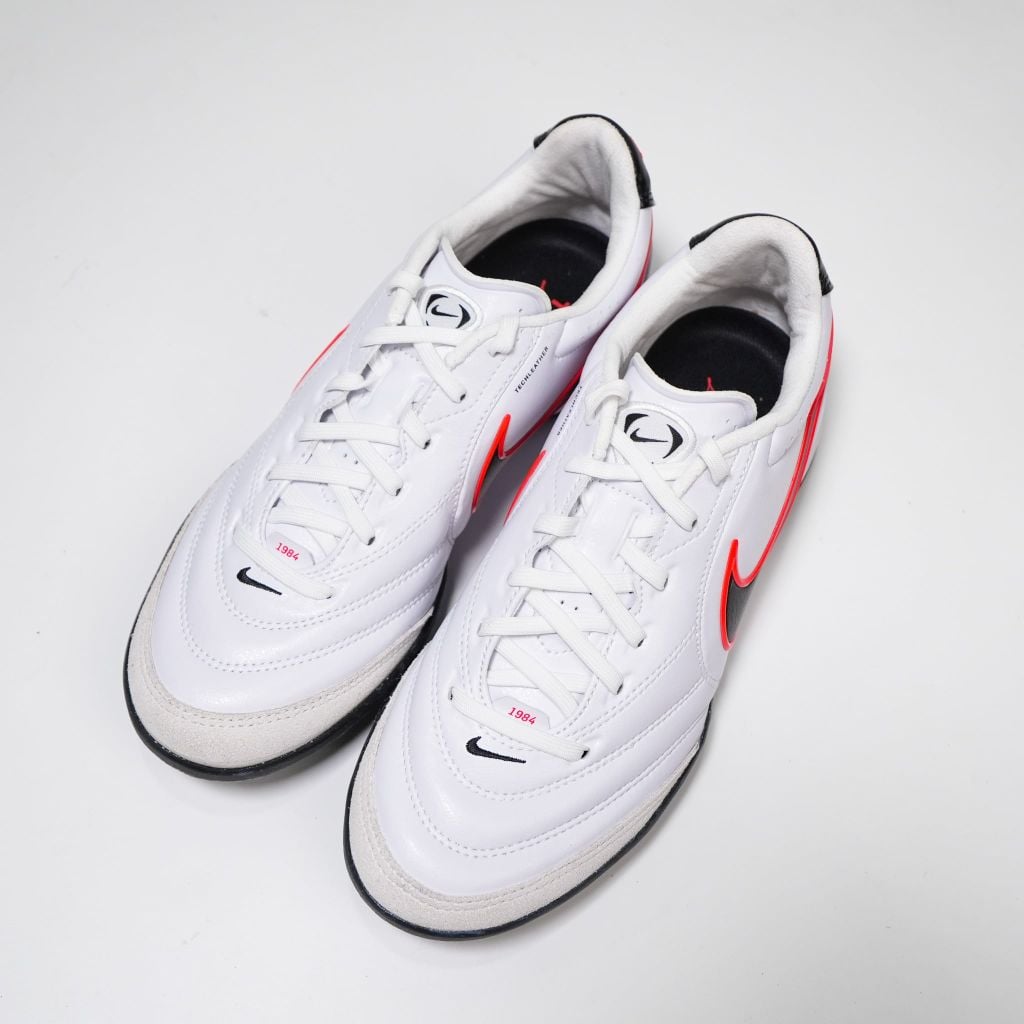 Giày đá bóng cỏ nhân tạo Nike Tiempo Ligera Pro TF - White/Black/Bright Crimson IB4477-106