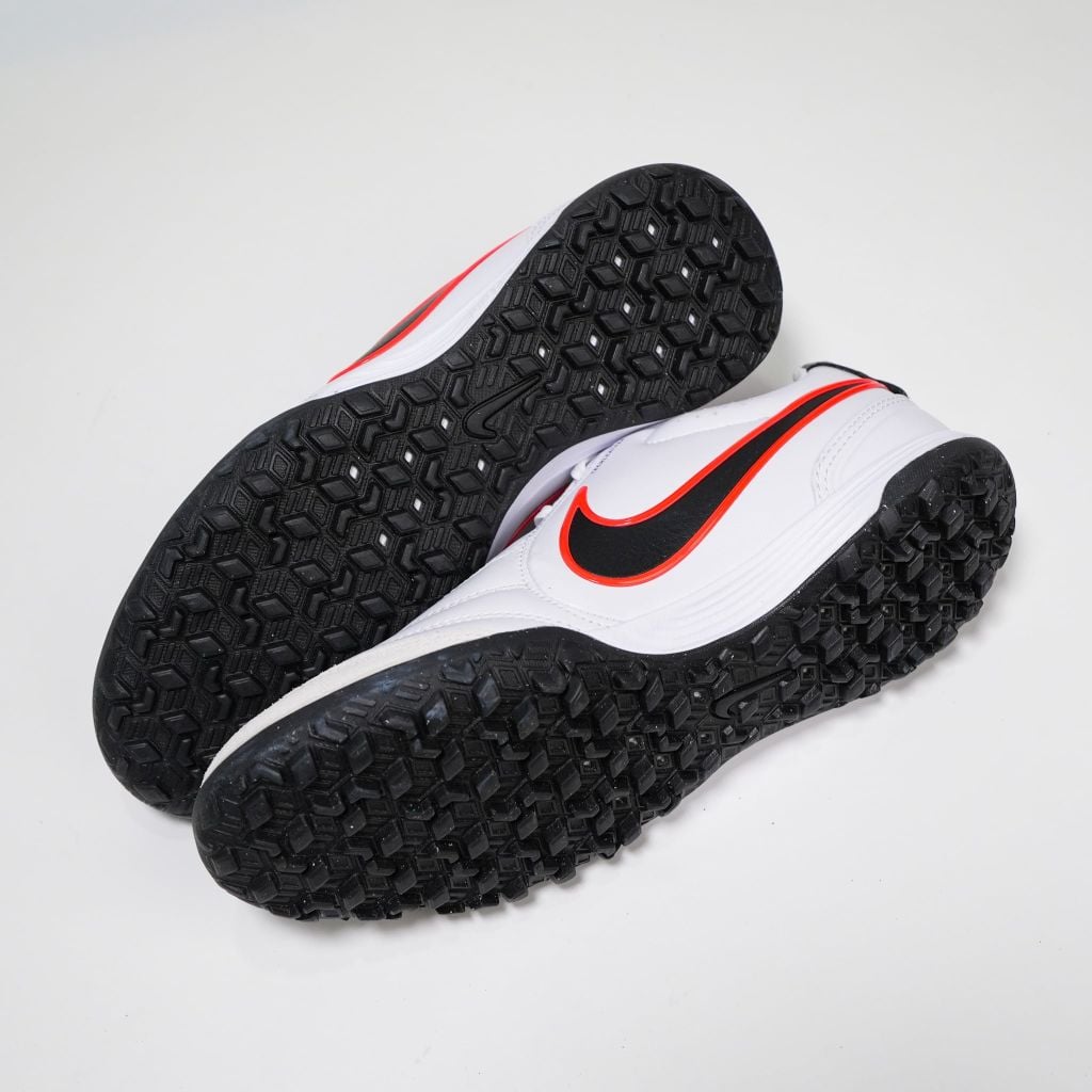 Giày đá bóng cỏ nhân tạo Nike Tiempo Ligera Pro TF - White/Black/Bright Crimson IB4477-106