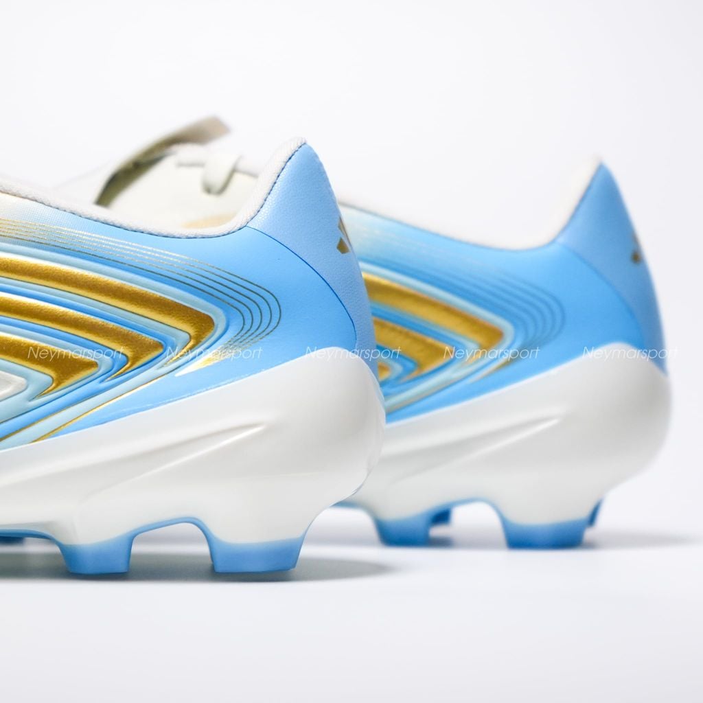 Giày đá bóng cỏ tự nhiên adidas F50 Messi League FG El Ultimo Tango - Ivory/Semi Blue Burst/Icey Blue IH1902
