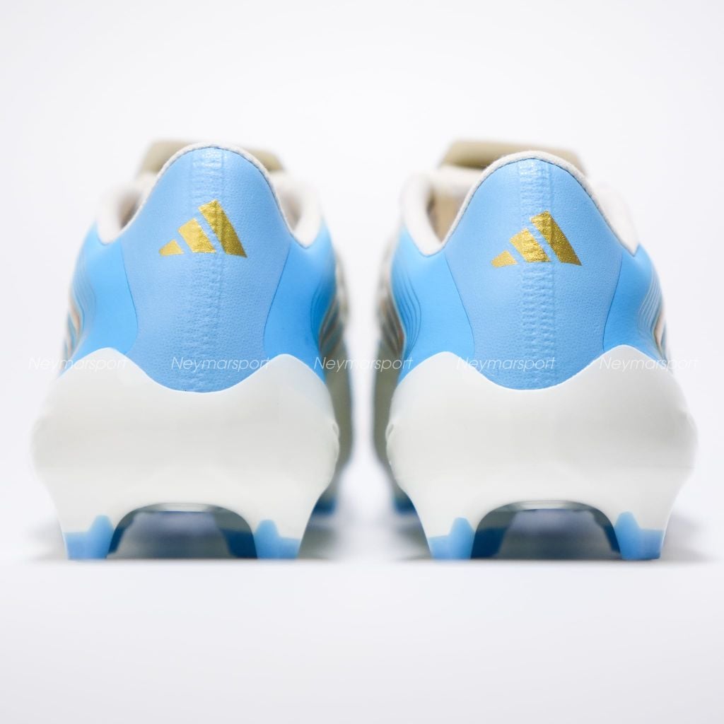 Giày đá bóng cỏ tự nhiên adidas F50 Messi League FG El Ultimo Tango - Ivory/Semi Blue Burst/Icey Blue IH1902