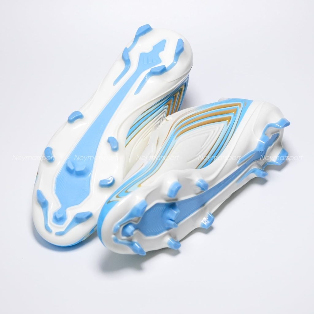 Giày đá bóng cỏ tự nhiên adidas F50 Messi League FG El Ultimo Tango - Ivory/Semi Blue Burst/Icey Blue IH1902