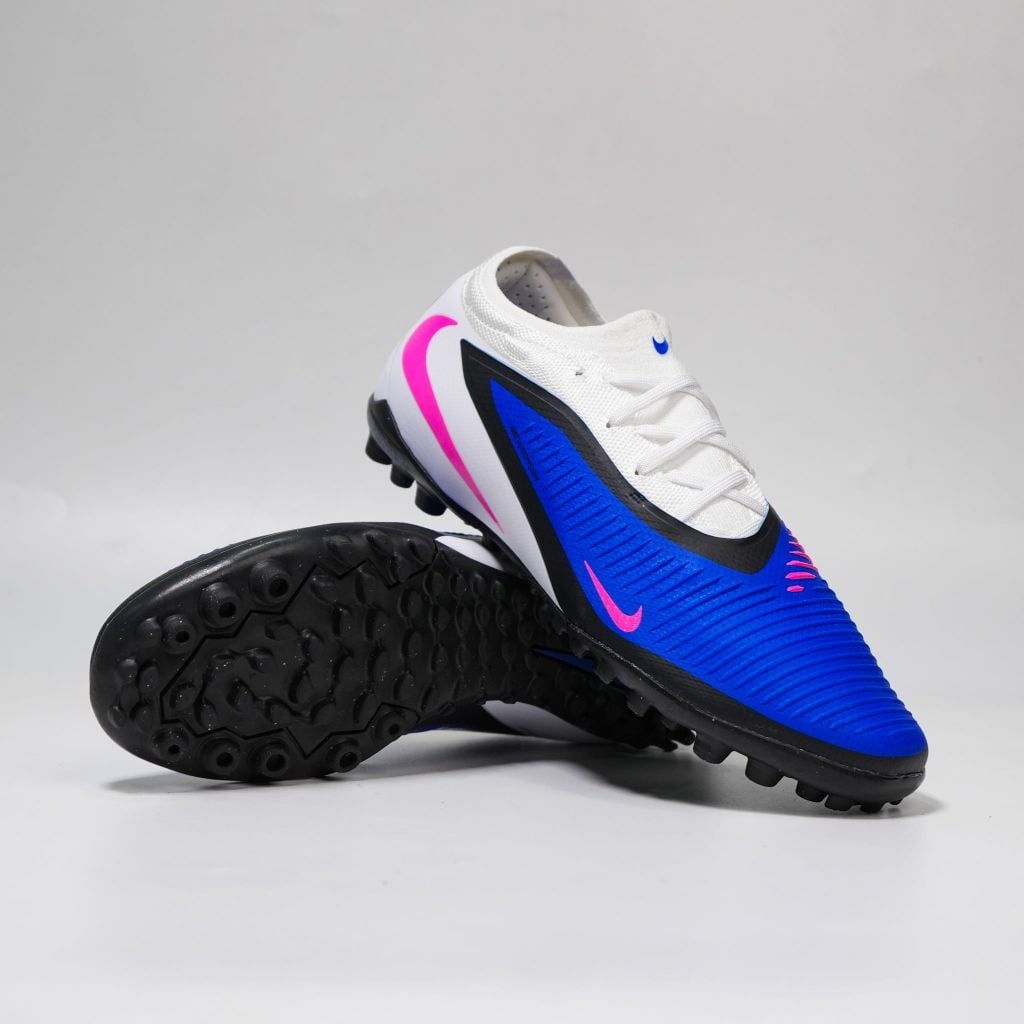 Giày đá bóng cỏ nhân tạo Nike Phantom 6 Pro Low Cut TF Attack - Racer Blue/Pink Blast/White HJ4123-446