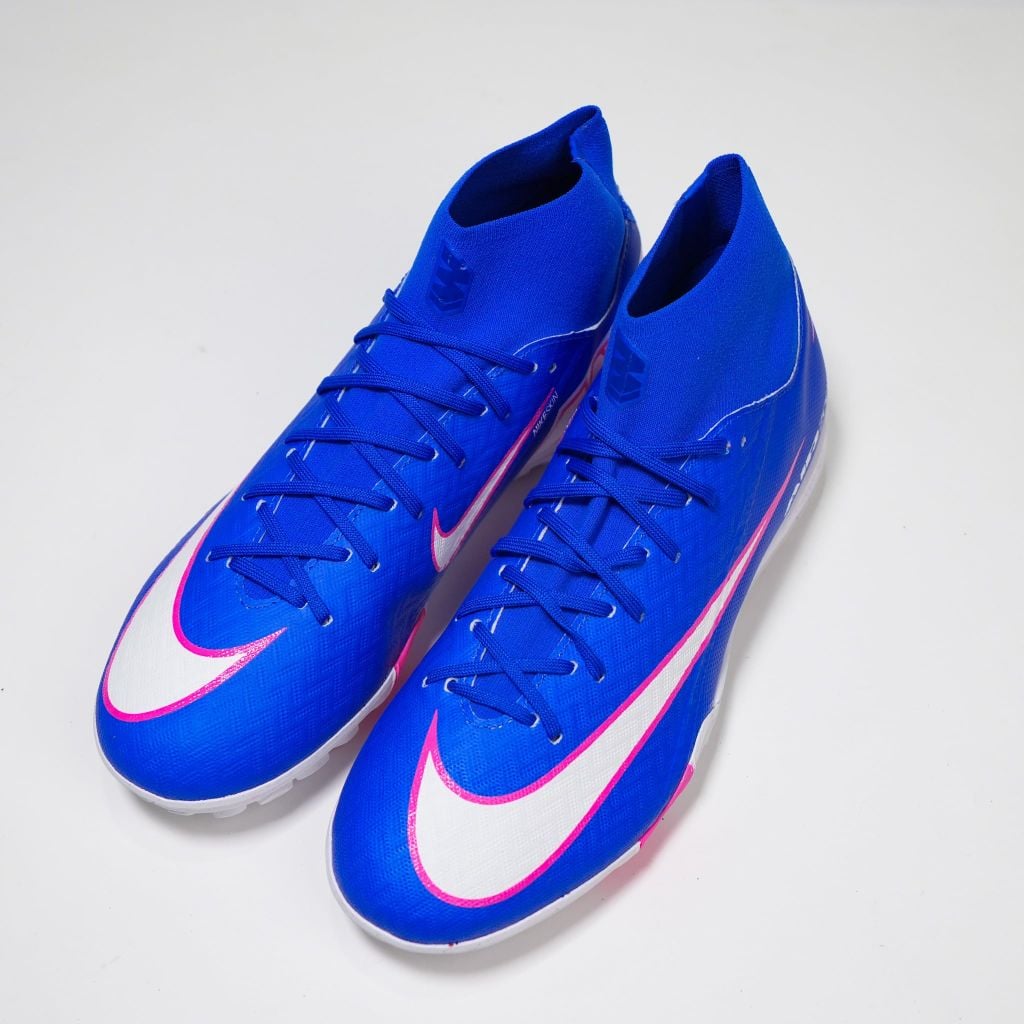 Giày đá bóng cỏ nhân tạo Nike Air Zoom Mercurial Superfly 10 Academy TF Attack - Racer Blue/White FQ8331-446