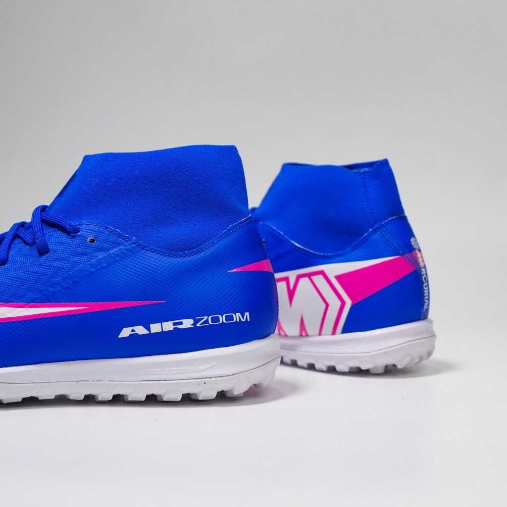 Giày đá bóng cỏ nhân tạo Nike Air Zoom Mercurial Superfly 10 Academy TF Attack - Racer Blue/White FQ8331-446