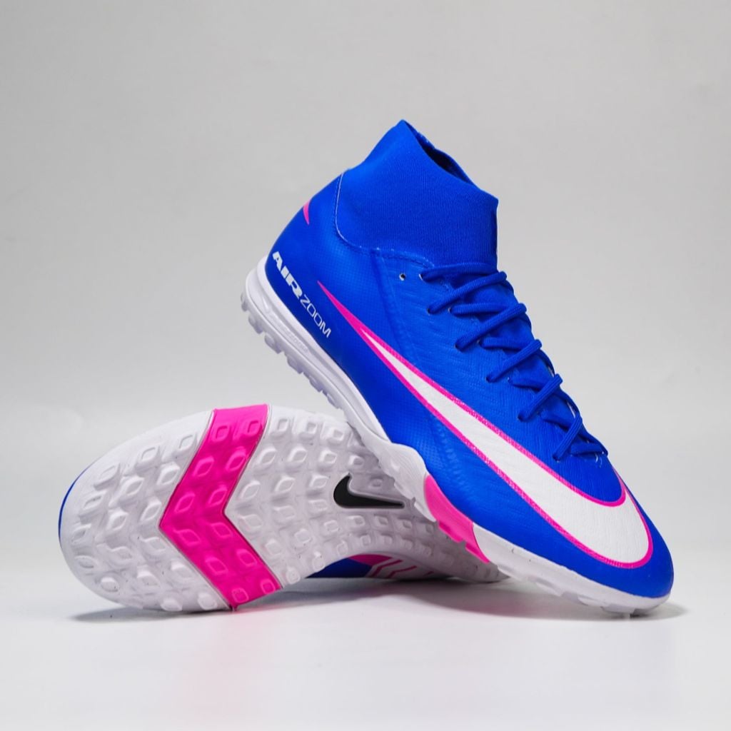 Giày đá bóng cỏ nhân tạo Nike Air Zoom Mercurial Superfly 10 Academy TF Attack - Racer Blue/White FQ8331-446