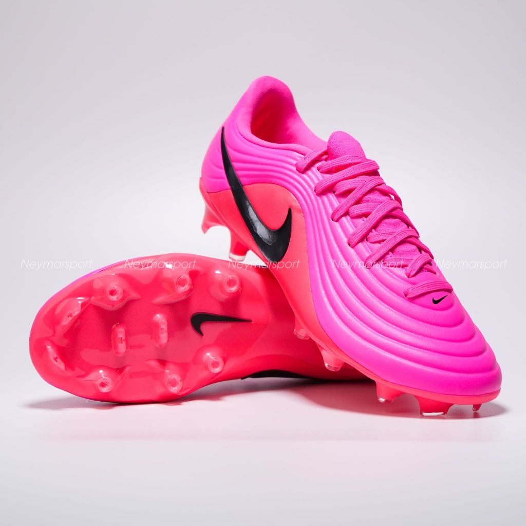 Giày đá bóng cỏ tự nhiên Nike Tiempo Maestro Academy MG Breakout - Pink/Black IQ2385-901
